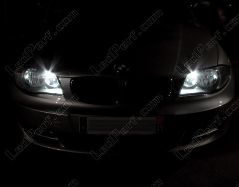 Led Veilleuses Blanc Xénon BMW Serie 1 E81 E82 E87 E88